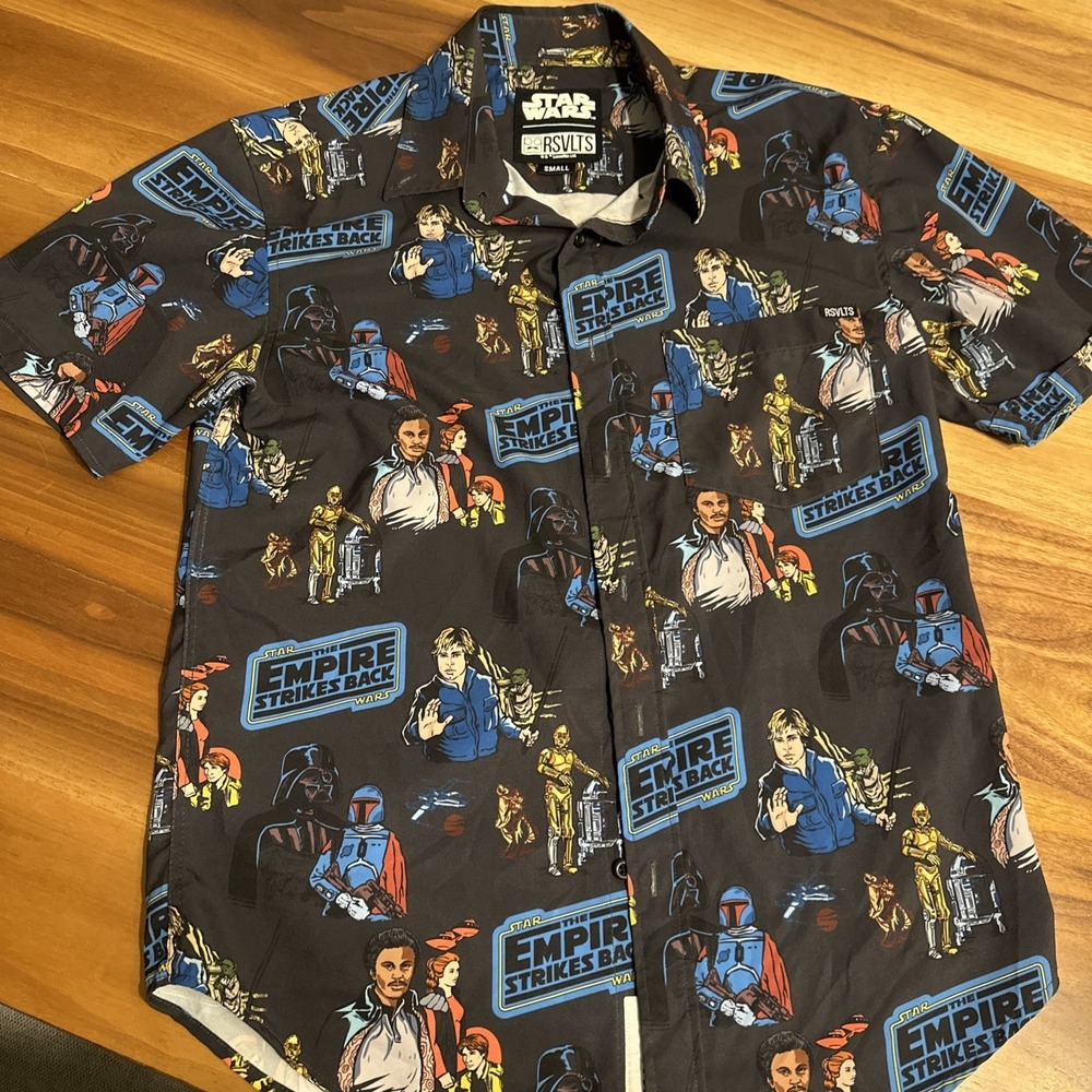 RSVLTS Star Wars Empire Strikes Back All Too Easy KunuFlex Shirt Mens Small